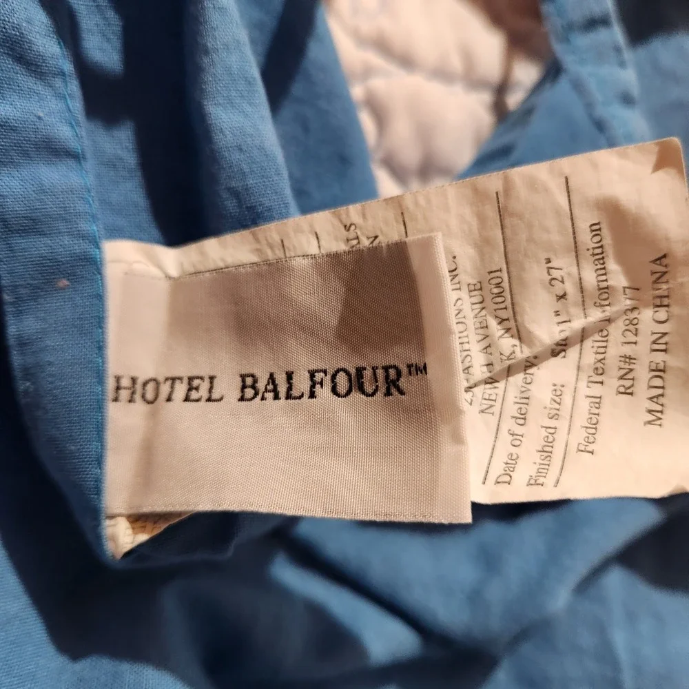 Hotel Balfour 100% Cotton Quilted Standard Pillow Shams Set of 2 Cottagecore